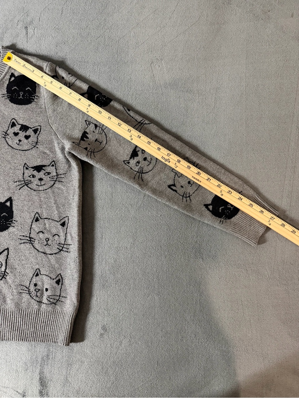 Anthropologie Calligraphie Kitty Sweater Size Large - Picture 8 of 10
